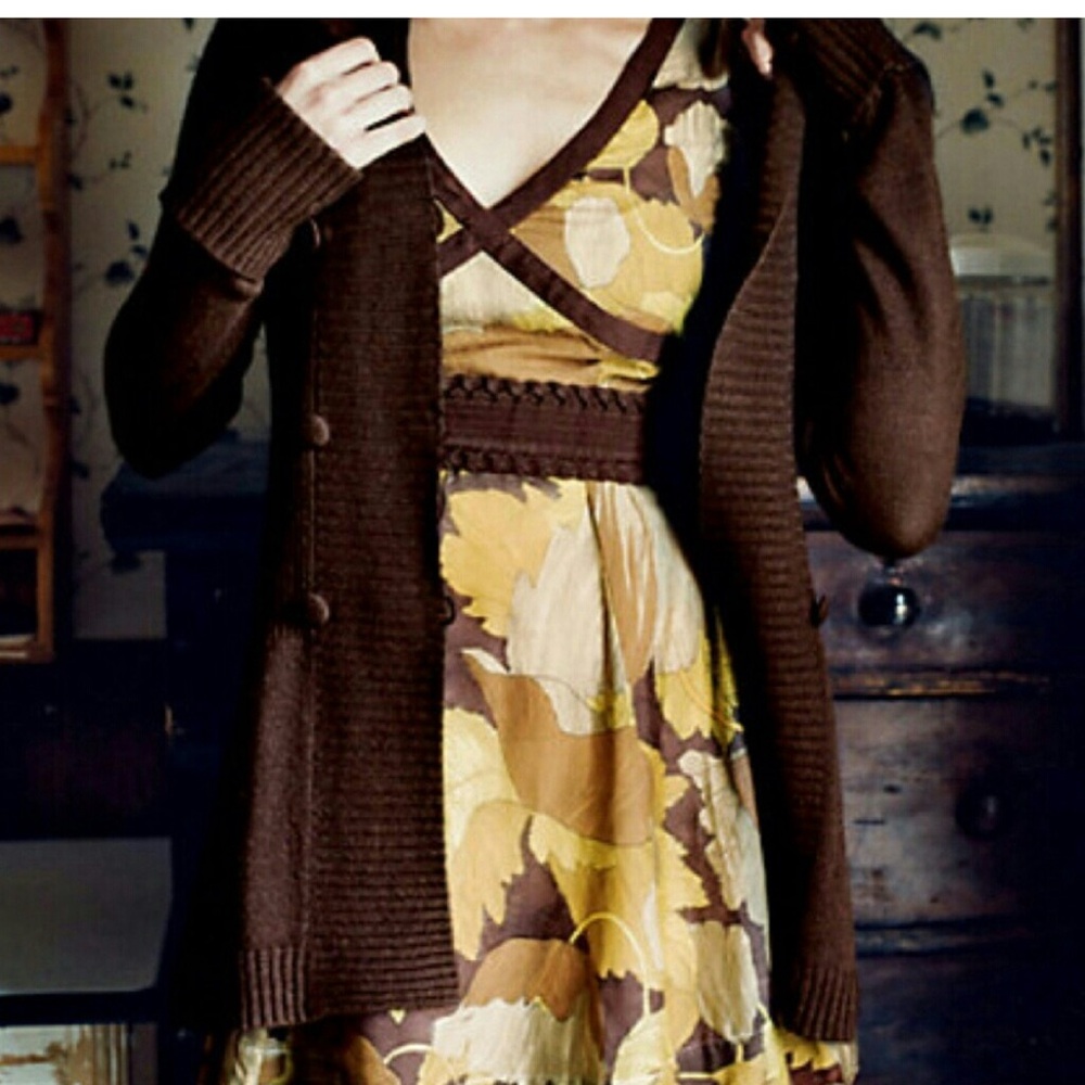 Maeve  Nevada Leaf‎ Dress unlined size 2